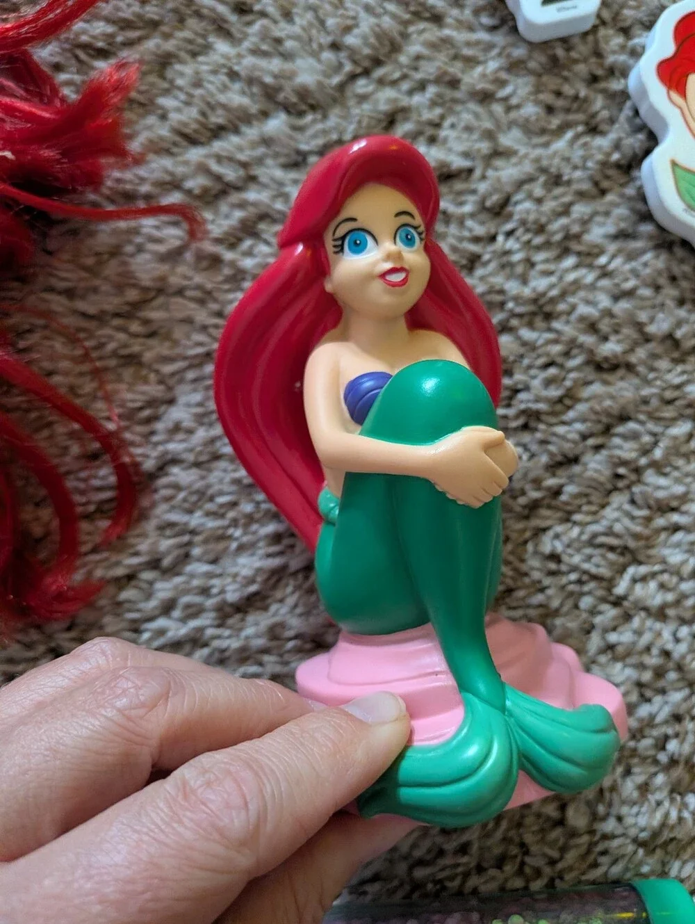 Disney princess Ariel little mermaid bath and pool toys